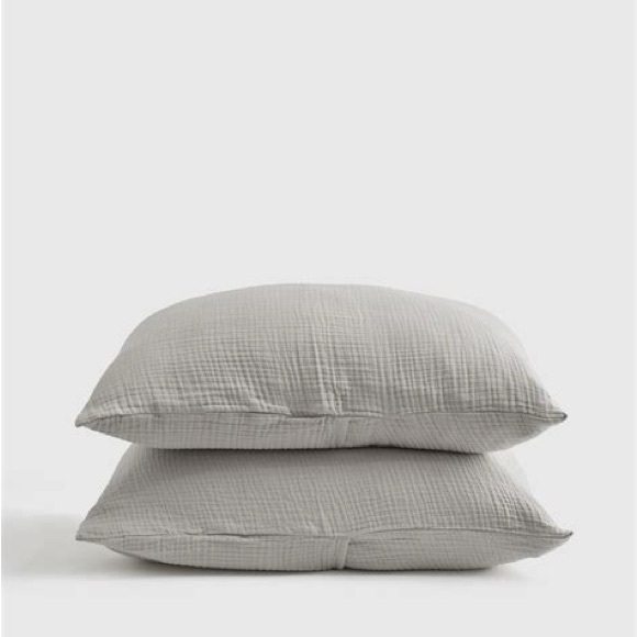 NWT Quince Light Gray Pillow Sham (1 King) - Picture 1 of 4
